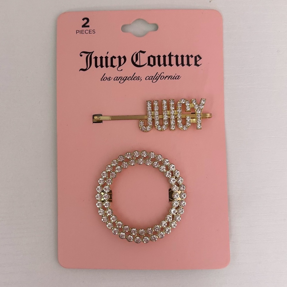 Juicy Couture Hair Accessory Set Gold.